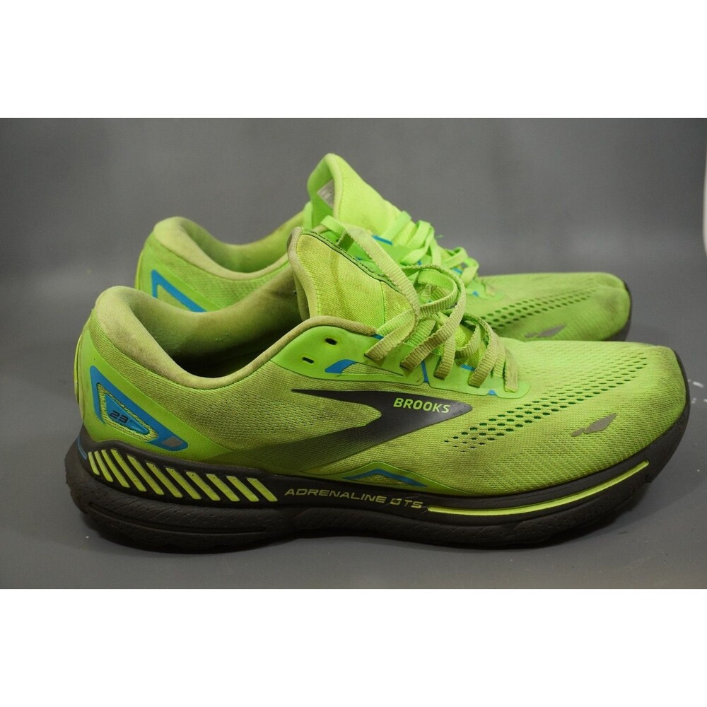 Brooks Adrenaline GTS 23 Men Running Shoes Green Gecko 1103911D373 Size 13